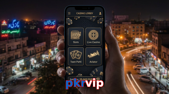 Main screen of Pkrvip app page for PK players