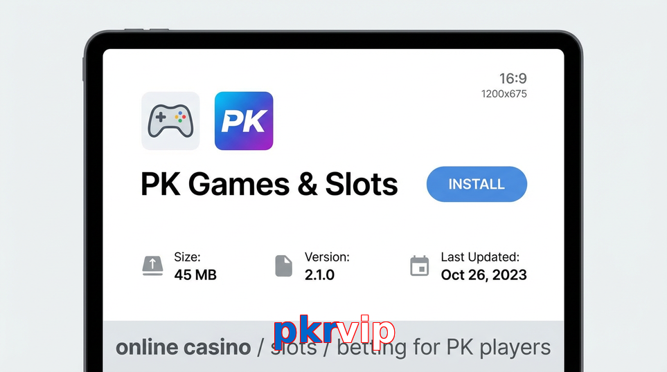 Game list for Pkrvip gameapk section